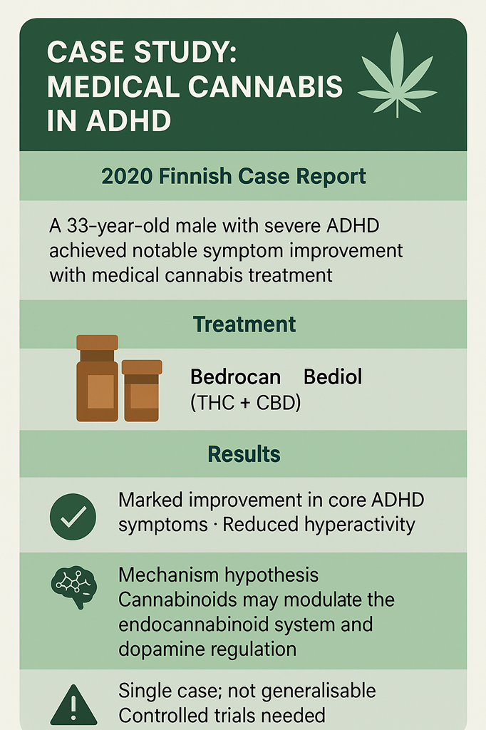 Finnish Case Study Infograph - Cannabis for ADHD